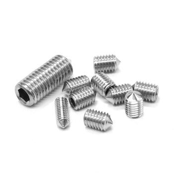 High quality Stainless steel SS304 SS316 set screw / tip screw DIN914